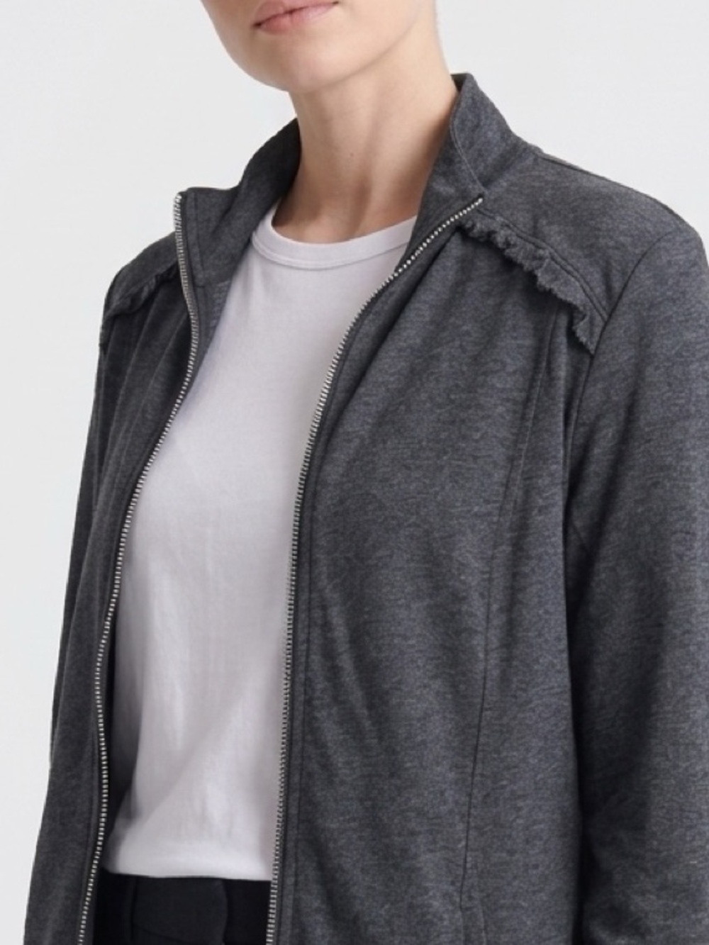 Chico Weekends gray zip jacket - Picture 6 of 11